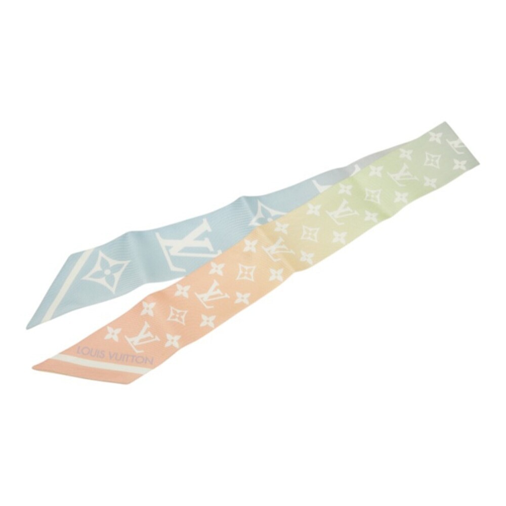 Louis Vuitton Nano Bandeau LV Aurora Scarf Muffler Multicolor Gradient Silk W...
